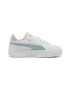 Puma Кожени обувки - Бял/Розово/Ментово зелено - Pepit.bg