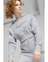 Puma Късо худи Classics+ с бродерия - Сив - Pepit.bg