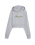 Puma Късо худи Classics+ с бродерия - Сив - Pepit.bg