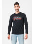QUIKSILVER Блуза Mountain Script с овално деколте и лого - Pepit.bg