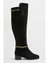 RIVER ISLAND Велурени ботуши до коляно - Pepit.bg