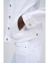 Salsa Jeans Дънково яке с джобове с капаче - Бял - Pepit.bg