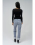 Salsa Jeans Слим блуза с деколте тип лодка - Pepit.bg