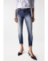 Salsa Jeans Дънки над глезена Wonder с повдигащ ефект - Тъмносин/Мръснобял - Pepit.bg