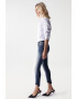 Salsa Jeans Дънки над глезена Wonder с повдигащ ефект - Тъмносин/Мръснобял - Pepit.bg