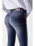 Salsa Jeans Дънки над глезена Wonder с повдигащ ефект - Тъмносин/Мръснобял - Pepit.bg