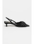Sam Edelman Обувки Treena с котешки ток - Избеляло черно - Pepit.bg