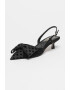 Sam Edelman Обувки Treena с котешки ток - Избеляло черно - Pepit.bg