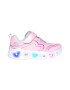 Skechers Спортни обувки Heart Lights - Retro Hearts с велкро блясък и LED - Pepit.bg