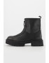 Steve Madden Кожени боти - Черен - Pepit.bg