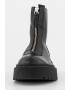 Steve Madden Кожени боти - Черен - Pepit.bg