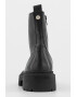 Steve Madden Кожени боти - Черен - Pepit.bg
