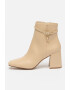 Steve Madden Кожени боти Risa с масивен ток - Pepit.bg