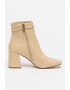 Steve Madden Кожени боти Risa с масивен ток - Pepit.bg