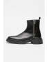 Steve Madden Кожени боти Zenith - Черен - Pepit.bg