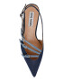 Steve Madden Обувки със заострен връх и каишки - Тъмносин/Лавандула - Pepit.bg