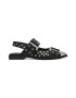 Steve Madden Пантофки с капси - Черен/Сребрист - Pepit.bg