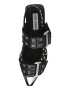 Steve Madden Пантофки с капси - Черен/Сребрист - Pepit.bg
