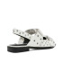 Steve Madden Пантофки с капси - Бял/Сребрист - Pepit.bg