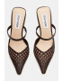 Steve Madden Сплетено сабо - Тъмнокафяв - Pepit.bg
