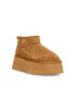 Steve Madden Велурени боти с равна платформа - Светлокафяв - Pepit.bg