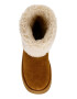 Steve Madden Велурени боти St Moritz - Коняк кафяв/Крем - Pepit.bg