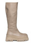 Steve Madden Високи кожени ботуши Chipp - Сиво-бежов - Pepit.bg