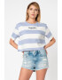 SUPERDRY Къса тениска Harper с райе - Pepit.bg