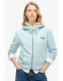 SUPERDRY Памучно худи с цип - Pepit.bg