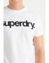 SUPERDRY Тениска от жарсе с овално деколте и лого - Pepit.bg