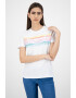 SUPERDRY Тениска Rainbow с лого и овално деколте - Pepit.bg