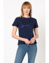 SUPERDRY Tениска Tonal с овално деколте и бродирано лого - Pepit.bg