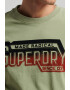 SUPERDRY Тениска с овално деколте и лого - Pepit.bg