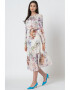 Ted Baker Флорална рокля с колан - Pepit.bg