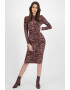 Ted Baker Рокля с животинска шарка - Pepit.bg