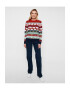 Threadbare Пуловер Reindeer 2761 с десен Christmas - Pepit.bg