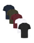 Threadbare Тениски Grandad 3115 тип Henley - 5 чифта - Многоцветен - Pepit.bg