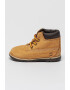 Timberland Кожени боти с лого - Pepit.bg