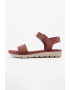 Timberland Кожени сандали с лого - Pepit.bg