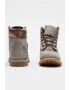 Timberland Велурени ботуши с връзки - Светло кафяво/Бронз - Pepit.bg