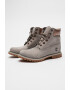 Timberland Велурени ботуши с връзки - Светло кафяво/Бронз - Pepit.bg