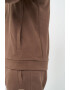Timeout Худи с бродерии - Светлокафяв - Pepit.bg