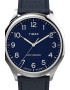 Timex Часовник Easy Reader с кожена каишка - 40 мм - Pepit.bg