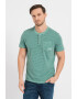 Tom Tailor Тениска тип Henley с джоб - Pepit.bg