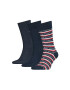 Tommy Hilfiger Чорапи с разнородна шарка - 3 чифта - Pepit.bg