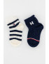Tommy Hilfiger Десенирани чорапи с памук - 2 чифта - Pepit.bg