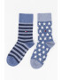 Tommy Hilfiger Дълги чорапи с десен 2 чифта - Pepit.bg