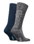 Tommy Hilfiger Дълги чорапи с шарка - 2 чифта - Pepit.bg