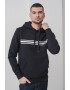 Tommy Hilfiger Худи с памук - Черен/Мръснобял - Pepit.bg