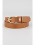 Tommy Hilfiger Кожен колан Essential с лого - Карамел - Pepit.bg